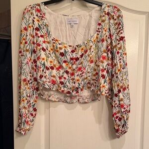 Floral Print Women's Top